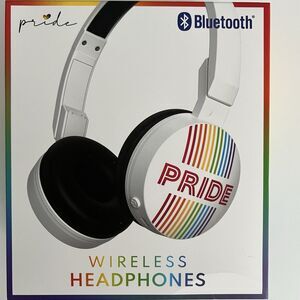 PRIDE Rainbow Stripes Wireless Bluetooth Headphones NEW IN BOX